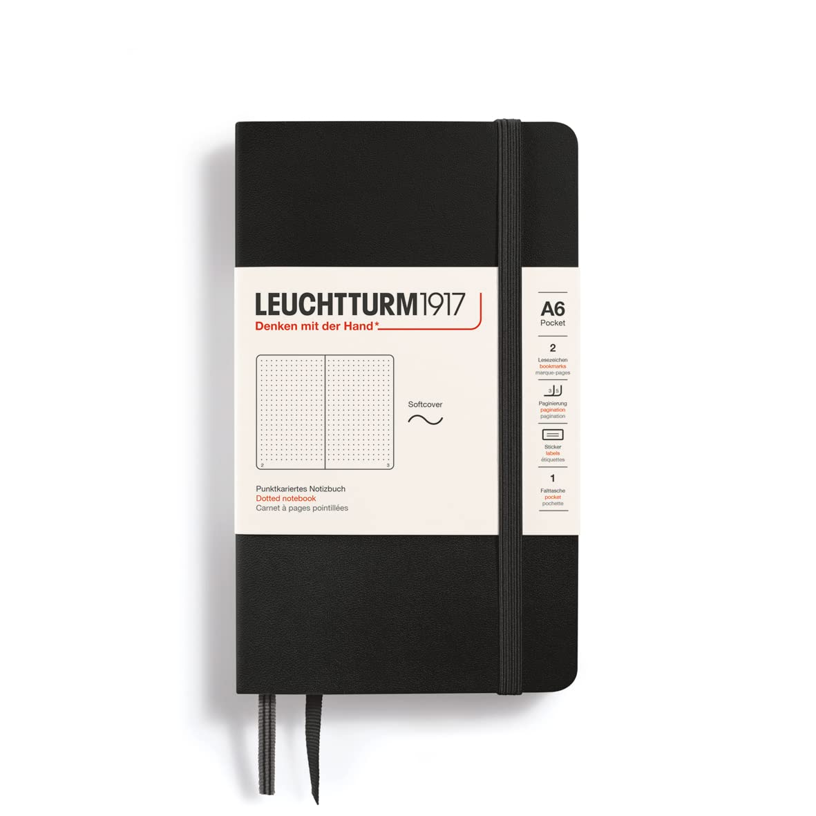 Amazon.com : LEUCHTTURM1917 - Notebook Softcover Pocket A6-123